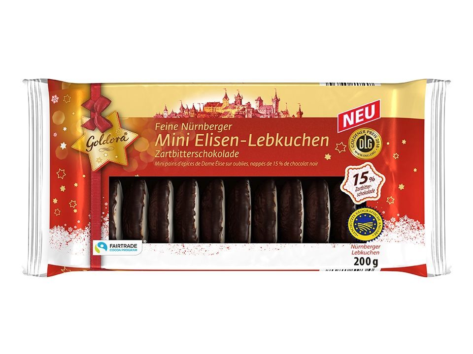 Mini Elisenlebkuchen Zartbitter