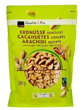 Erdnüsse geröstet